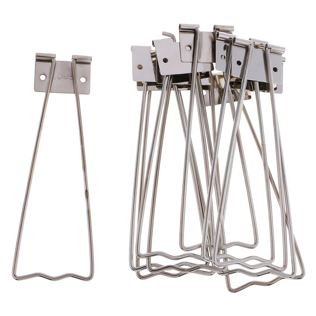 10pcs Metal Display Easel Stand Pedestal Picture Photo Frame Support Holder