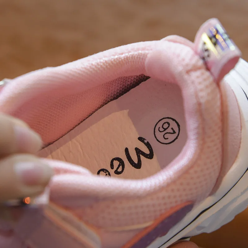 Bakkotie Kids Autumn New Running Shoes Children Boys Mesh Breathable Black Sneakers Girls Fashion Pink Casual Sports Shoes