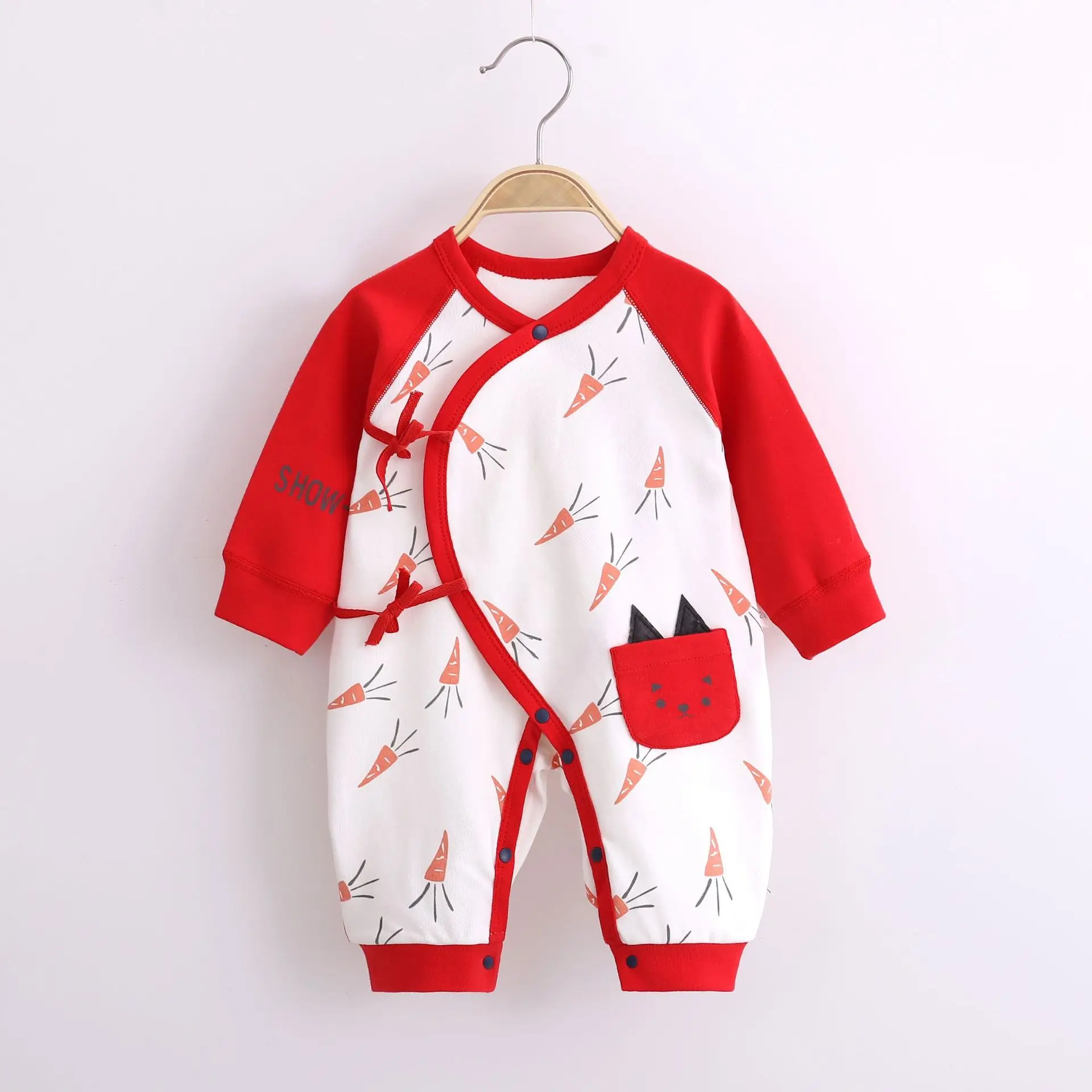 Baby One-Piece Suit Newborn Clothes Baby Autumn Cotton Long-Sleeved Baby Girl Boneless Rompers toddler girl Spring clothes