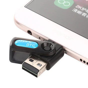 

Type-c Mini USB2.0 Card Reader Phone Audio SD Card Reader Portable Car OTG Card Reader UND Sale