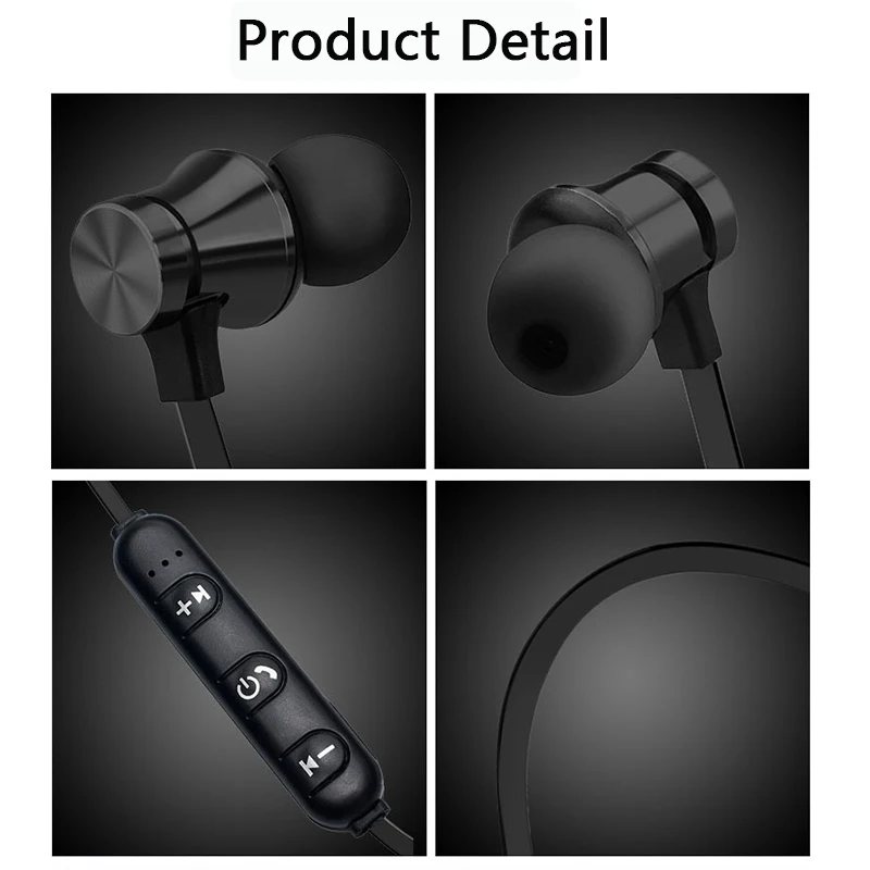 Antoksky XT11 магнитные Bluetooth наушники для спорта, бега Беспроводная bluetooth-гарнитура для IPhone 6 6S 8X7 Xiaomi Hands Free