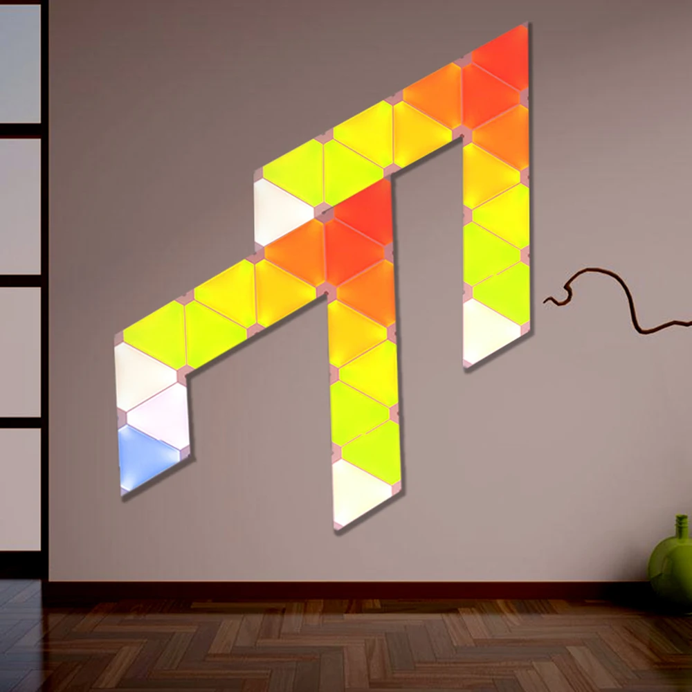  Original Nanoleaf Triangle Night Full Color Smart Odd Light Board Work with Mijia for Apple Homekit - 4000150933645