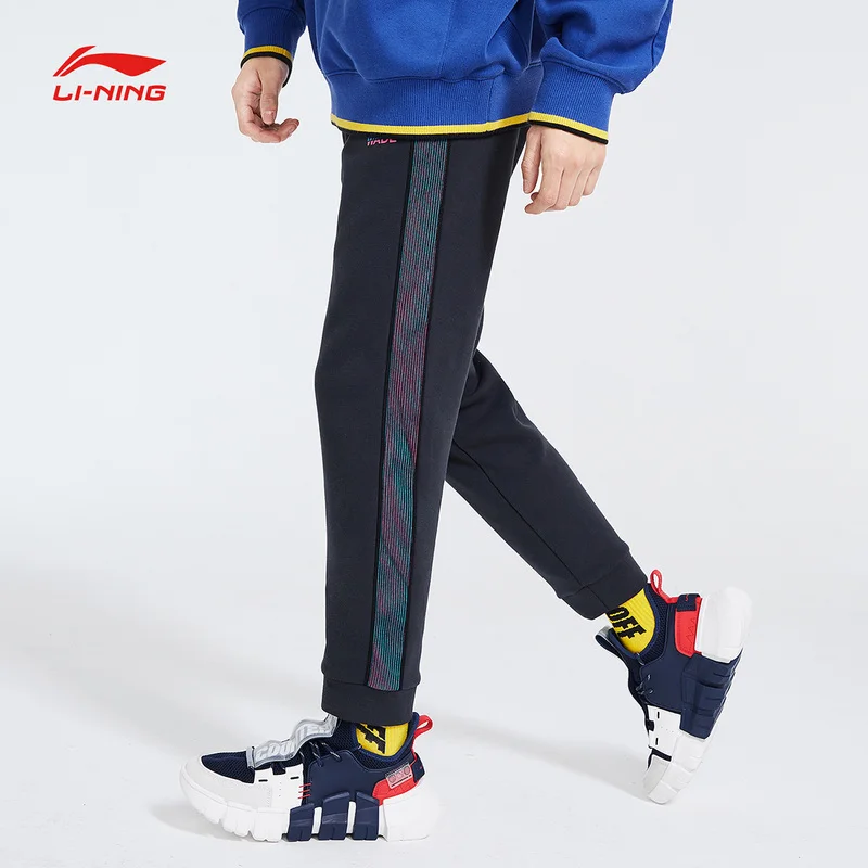 Li Ning Для мужчин Уэйд тренировочные штаны классического кроя 53% полиэстер 39%