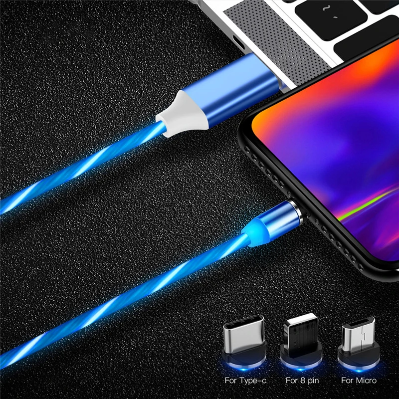 MOOJECAL Магнитный зарядный кабель Micro usb type C зарядное устройство Быстрая зарядка для iPhone XS Max samsung зарядный магнит Android телефон