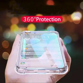 

100pcs/lot For iPhone 11 2019 XR XS Max 6 7 8 Plus Case Clear Soft TPU Cover Support Wireless Charging for iPhone 11 Pro Max 5.8inch 6.1inch 6.8inch
