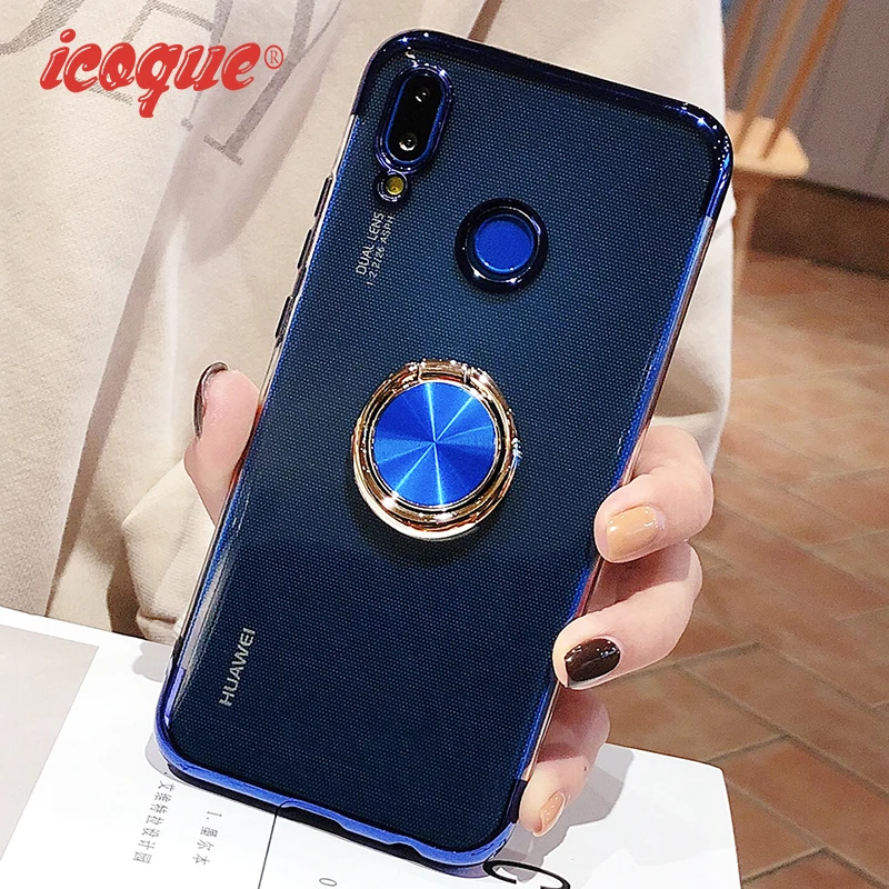 Магнитный кольцевой чехол для huawei P20 Lite P30 Pro Y9 2019 mate Honor 20 10 20X P Smart Z Nova 5 5i 4 3 3i |