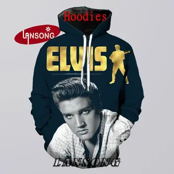 

elvis presley hoodie men 3d print eminem sweatshirt harajuku funny casual shorts streetwear hip hop pants winter crewneck jacket