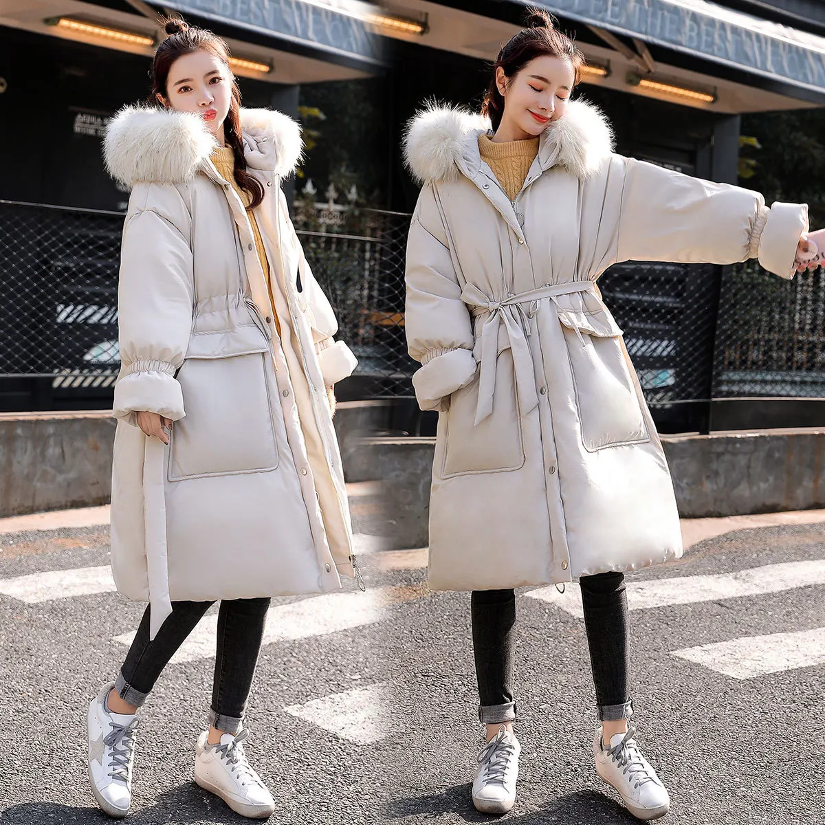 

According to Such as Show Yrx160 with High Imitation Fur Collar 2019 Winter Comfortable Trend Warm Cotton-padded Clothes/Cotton