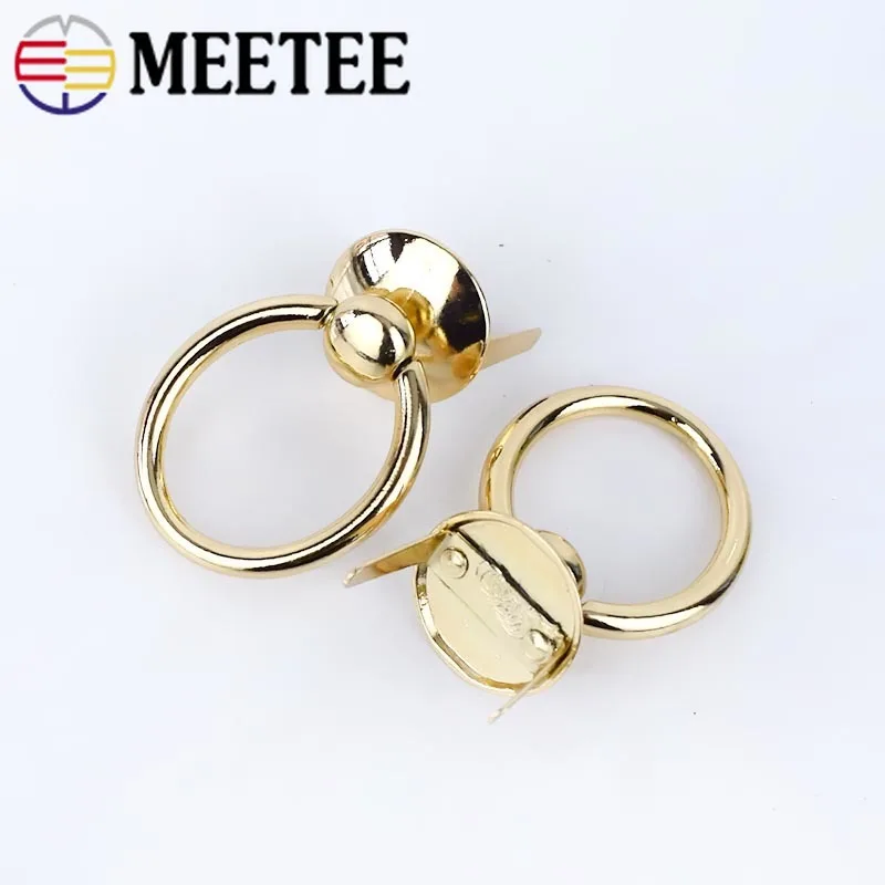 Meetee 4/10 шт. ID25mm мешок висит-хомут с круглым воротником для мальчиков и девочек с пряжкой женская сумка цепочка украшения для ногтей крюк DIY Чемодан ремень аппаратных аксессуары для ванной комнаты