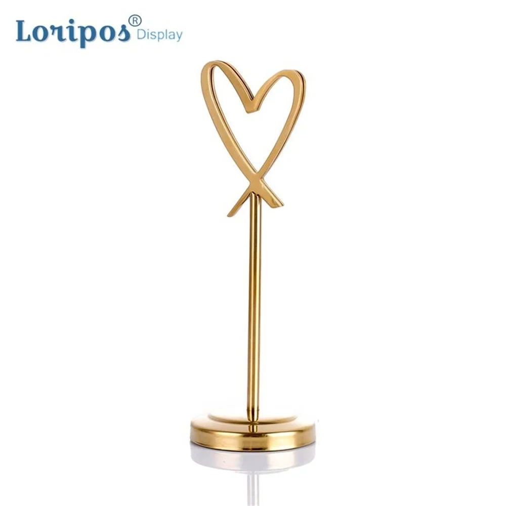 

Creative Stainless Steel Metal Clip Table Number Tag Holder Hotel Conference Name Card Display Banquet Seat Wedding Card Clip
