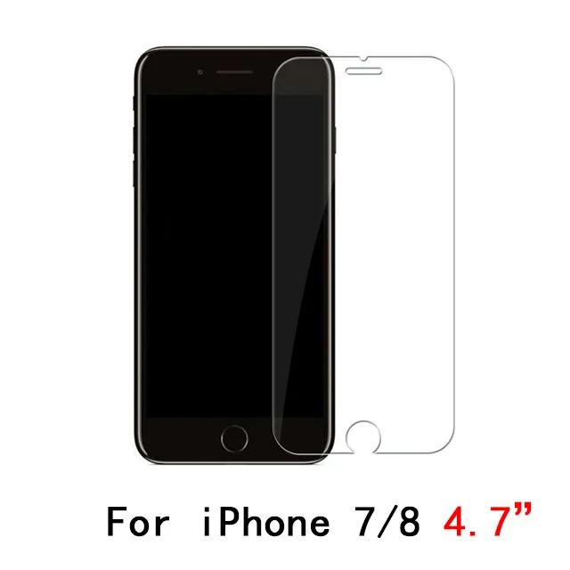 For iphone 7 8 Закаленное стекло для iphone 7 plus 4 4S 5 5S se 6 6s плюс 8 плюс стекло iphone 8 x screen Protector защитное стекло на айфон 7 6 - Цвет: For iphone 7 8