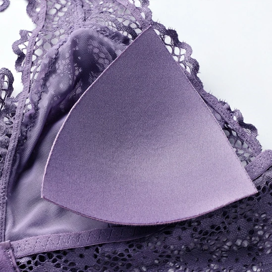 Бюстгальтер женский кружевной с чашками пуш ап и застежкой спереди|Бюстгальтеры|