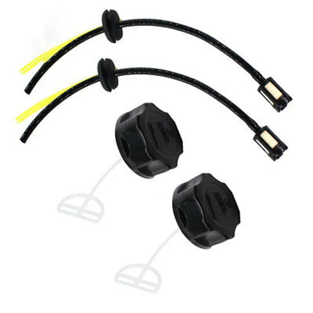 

2x Gas Cap Fuel Hose Filter Fuel Cap For 33CC 43CC 52 CC CG330 CG430 CG520 BC430 Chinese Brush Cutter Brushcutter Lawn Mower