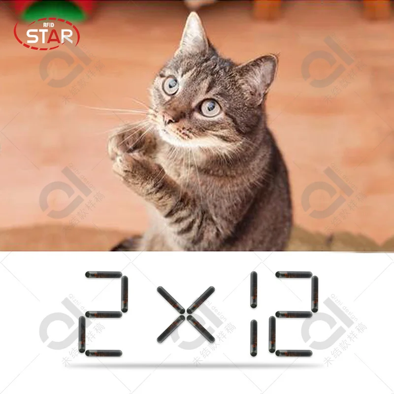 

(80pcs) T5577 Microchip Dog Iso11784/5 FDX-A Microchip Pet Chip Animal Fish Tracking Rfid Microchip 125khz injectable Microchip