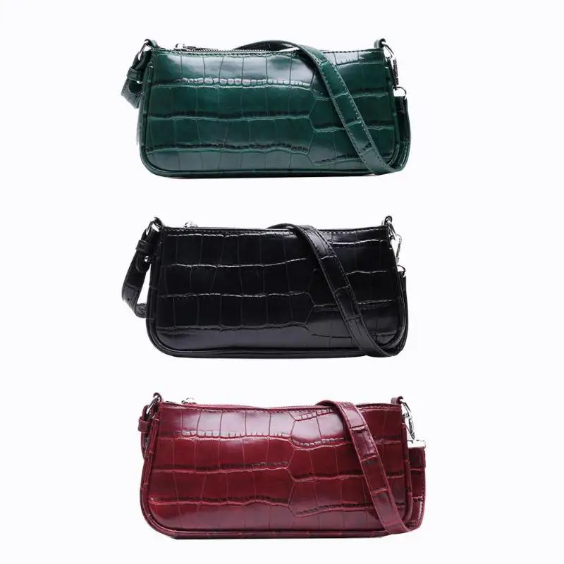 

Retro Handbag Women Crocodile Leather Travel Totes Office Lady Shoulder Bag Bolsas Feminina Mujer Sac A Main