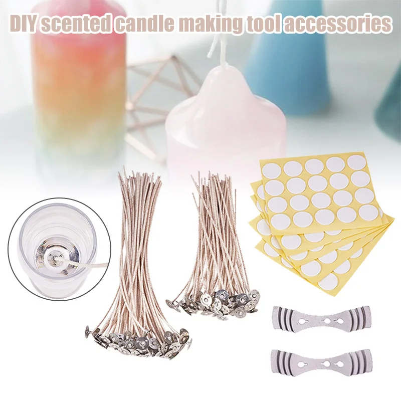 1 Набор DIY Набор для изготовления свечей с фитилем центрирующее Предупреждение ющие наклейки части GQ