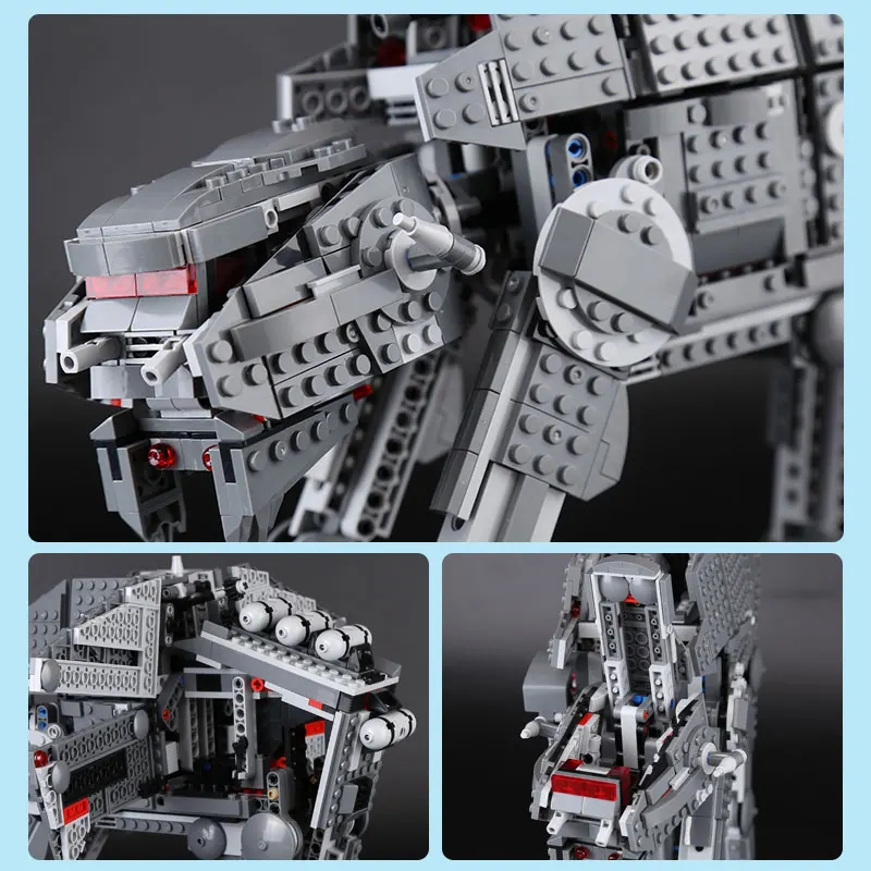 DHL, 05130, Звездные войны, игрушки, 75189, тяжелый ATAT Walker, набор, строительные блоки, кирпичи, сборные комплекты, детские игрушки, рождественские подарки