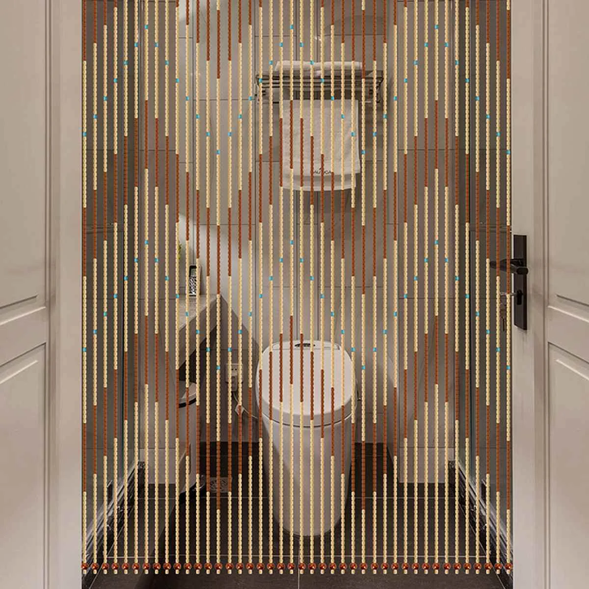 90x175 см 31 линия из деревянных бусин Шторы Fly Экран ручной работы деревянные жалюзи для дома светильник Спальня Гостиная Кухня ворота разделитель
