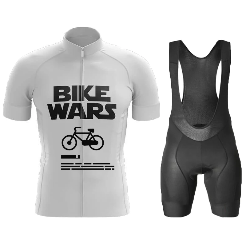 

2023bike Men's Short-sleeved Mountain Bike Cycling Jersey Tight-fitting and Breathable Professional Cycling Jersey Suit Ciclismo