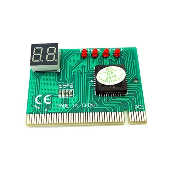 

2-Digit PC Computer Mother Board Debug Post Card Analyzer PCI Motherboard Tester Diagnostics Display for Desktop PC EM88