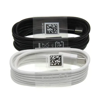 

120CM USB Type C Cable For Samsung S8 S9 Huawei P30 Pro Fast Charge Type-C Mobile Phone Charging Wire USBC Data Sync Cord