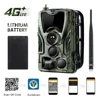 4K Live Show APP Clould Service Hunting Trail Camera HC801PROLI Stream Media 5000Mah Recharger Battery 4G 30MP Night Vision 6