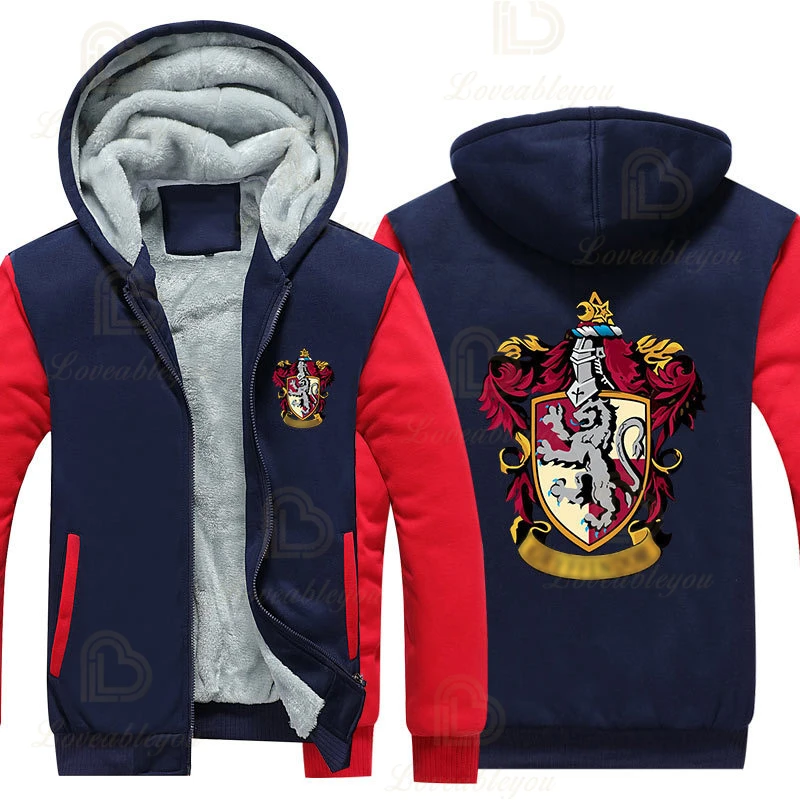 Hogwarts/Школьный костюм толстовки с капюшоном для мужчин и женщин свитшоты