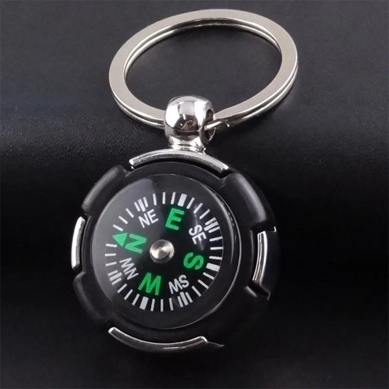 

BLA Compass Metal Keychain Multifunction Men Women Car Bag Key Ring Key Chain key holder Pendant Gift Keyring Accessories