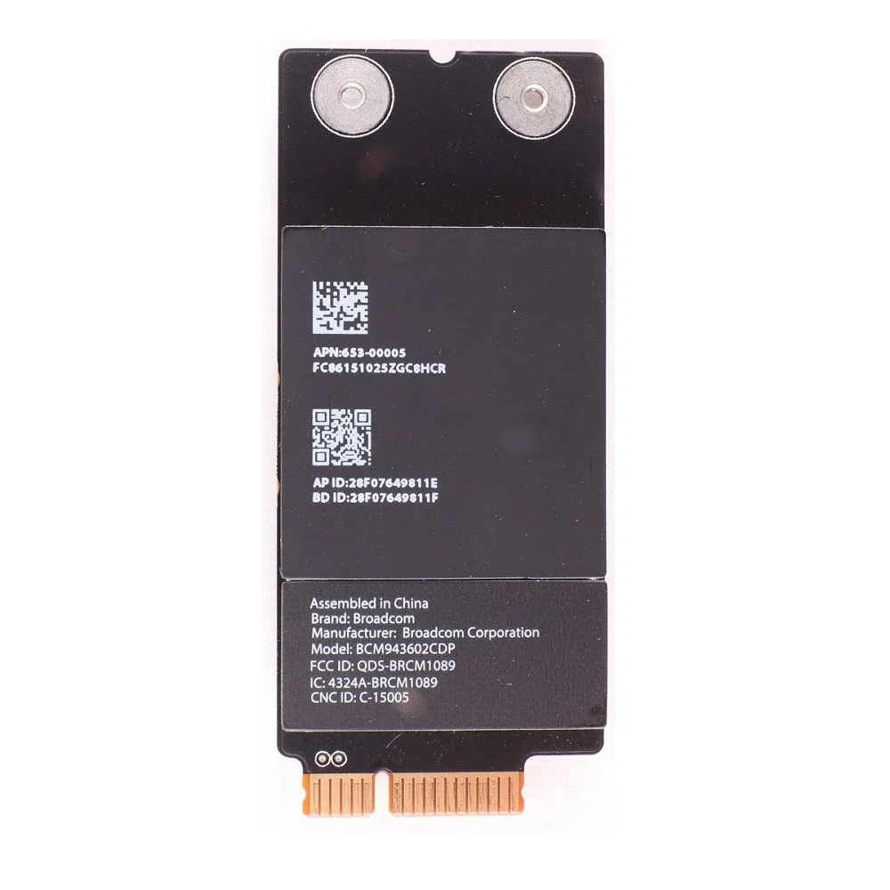 BCM943602CDP для Apple iMac 21 5 &quotA1418/27&quot A1419 конец 2015 (пожалуйста подтвердите год и номер
