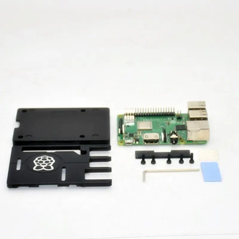 1 комплект алюминиевый чехол Ультратонкий металлический корпус для Raspberry Pi 3 Model B