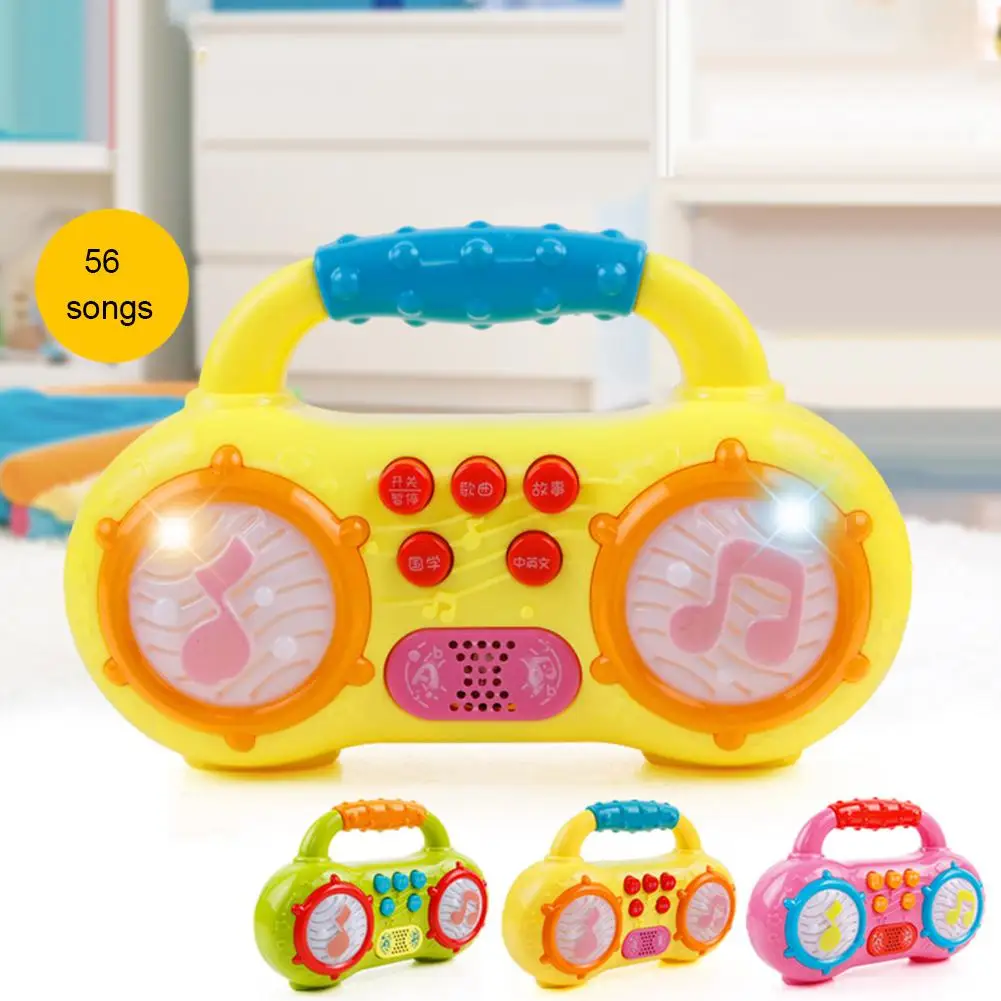 Radio Baby und Kleinkinder Spielzeug Babyradio mit Sound und Licht Geschenk 