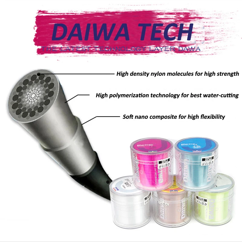 Details about Fishing Line Daiwa 500M Nylon Super Strong Wear-Resistant Quality Thread Sea✅ Details about Fishing Line Daiwa 500M Nylon Super Strong Wear-Resistant Quality Thread Sea✅