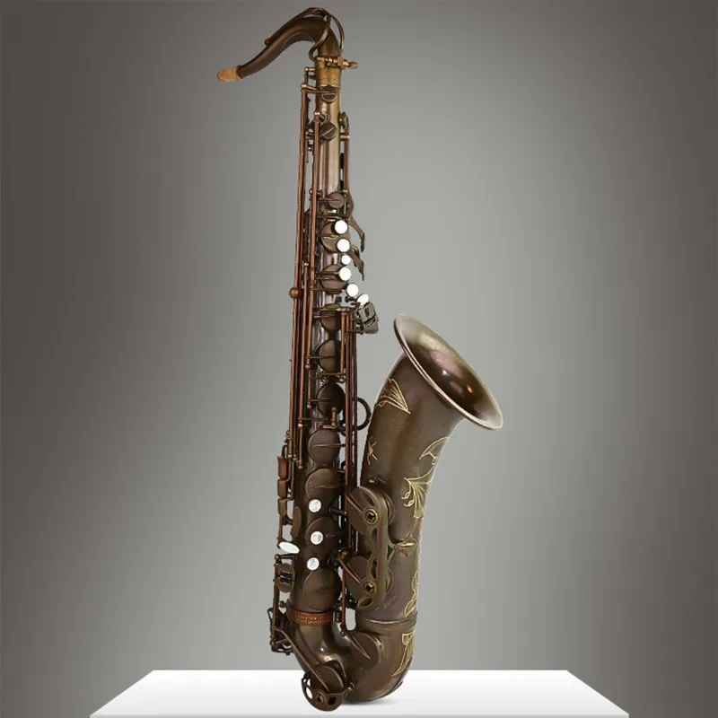 SevenAngelHighQualityTenorSaxophoneProfessionalBFlatSaxAntique