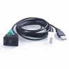 USB Aux Switch + Wire Cable Adapter for BMW 3 5 Series E87 E90 E91 E92 X5 X6 AC516 ► Photo 2/5