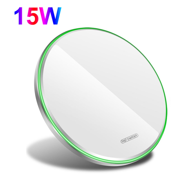 Qi Wireless Charger Induction Charging Dock Station Fast Charging Pad For iPhone 13 12 11 XS XR X 8 Samsung S20 S10 Note 20