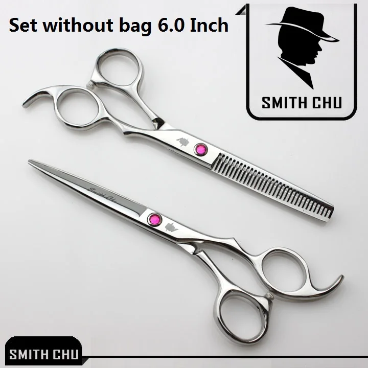 LZS0003 60 no bag 6," Парикмахерские ножницы SMITH CHU ножницы для стрижки волос филировочные ножницы Япония 440c Профессиональные парикмахерские наборы Tesoura LZS0003 - Цвет: LZS0003 60 no bag
