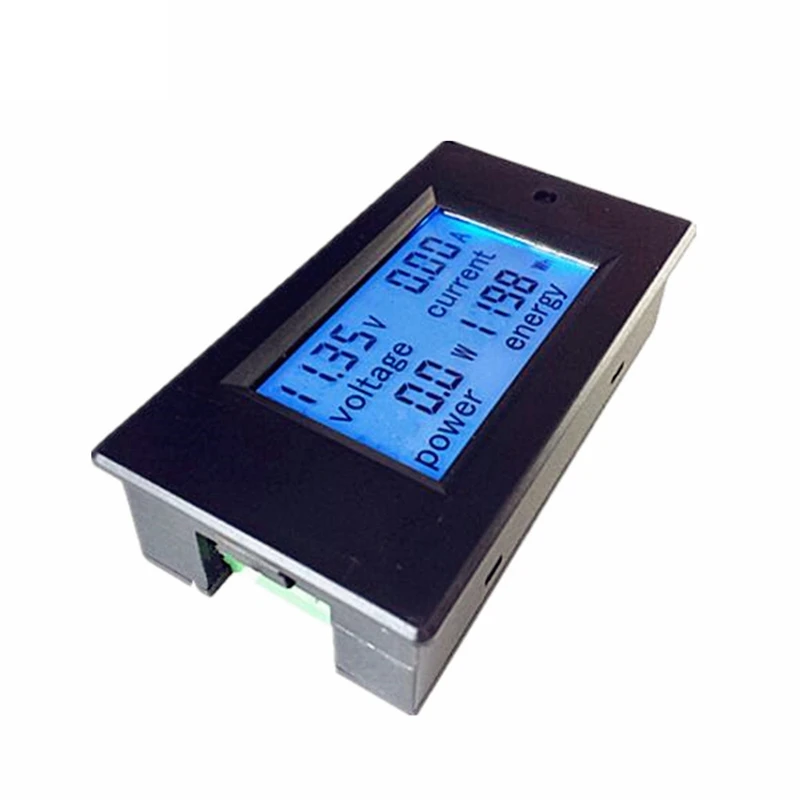 Цифровой ЖК-Вольтметр постоянного тока 6,5-100 в/а измеритель энергии Амперметр тестер напряжения тока ватт вольт-монитор с 100А шунтом