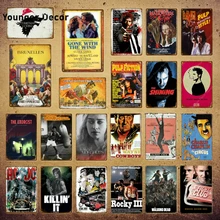 Классический постер из фильма, унесенный ветром, металлическая табличка, винтажная Оловянная вывеска, Настенный декор, бар, паб, клуб, человек, пещера, декоративная тарелка, YI-129