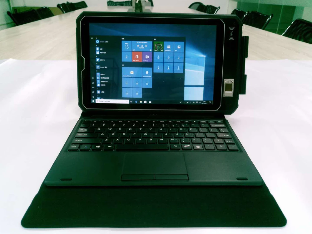 Kcosit K10 водонепроницаемый прочный Windows 10 планшетный ПК Z8350 4G SIM 10,1 дюймов 2 в 1 тонкий промышленный планшет с отпечатком пальца
