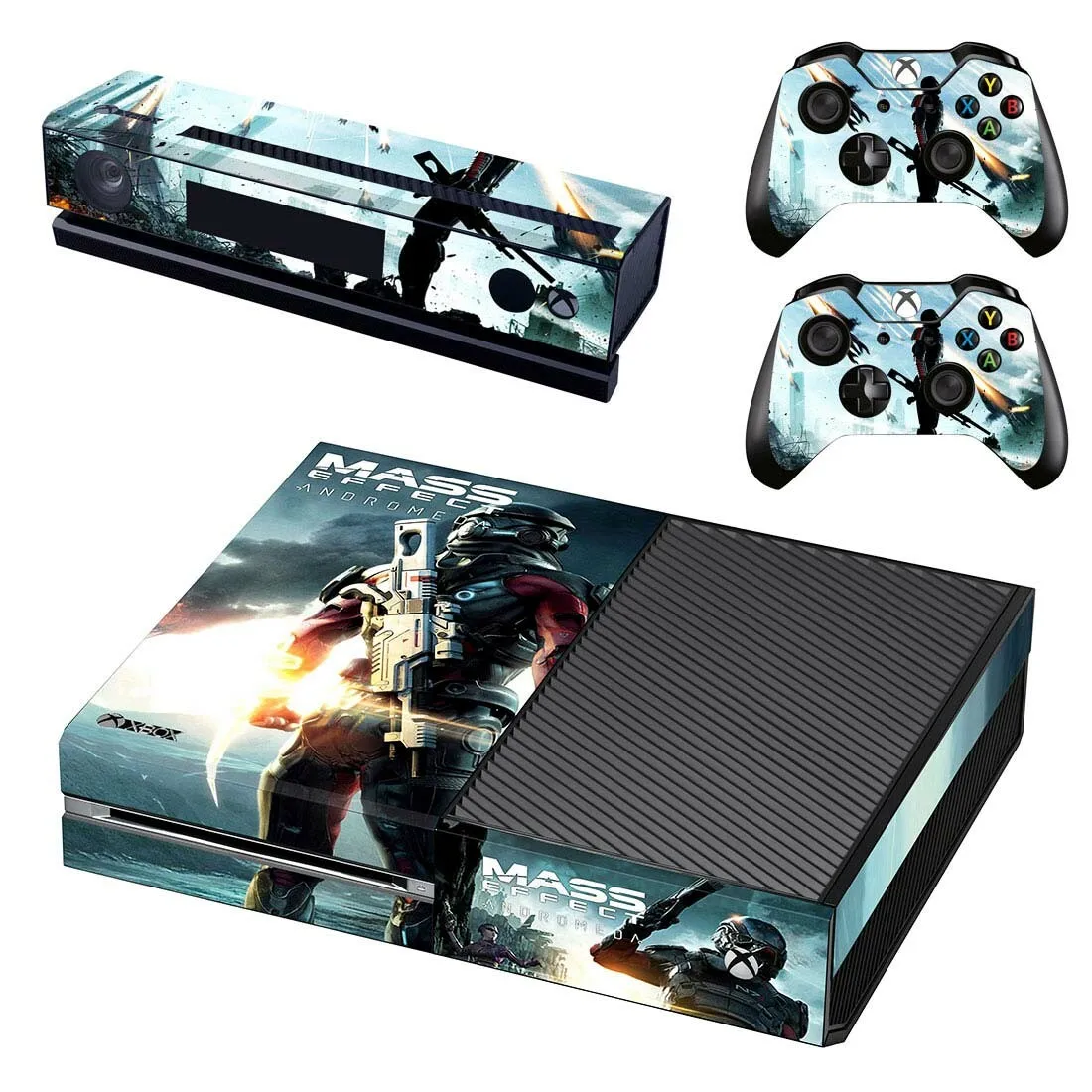 Mass Effect sticker s для Xbox one Виниловая наклейка для кожи Pegatinas Adesivos для Xbox one консоль Kinect два контроллера Skins
