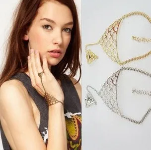 Женское модное кольцо на палец ручная цепочка портупея для ведомой девушки