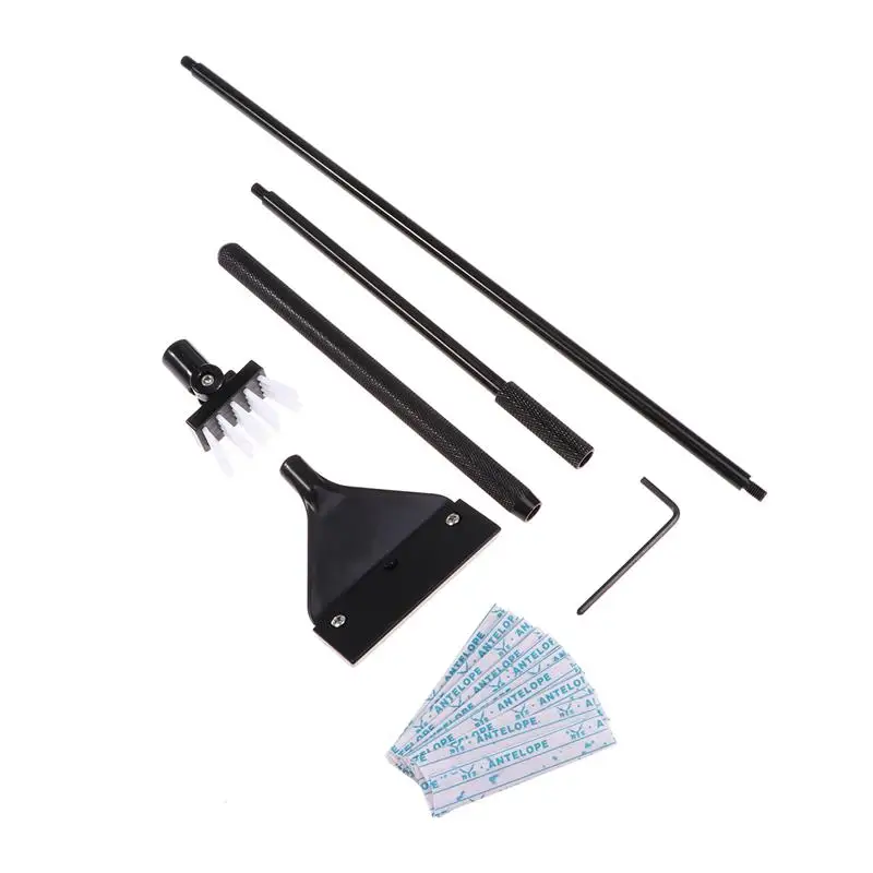 

Aquarium Aluminum Magnesium Alloy Algae Scraper Cleaner Brush With 10 Stainless Steel Blade For Fish Reef Plant Glass Tank