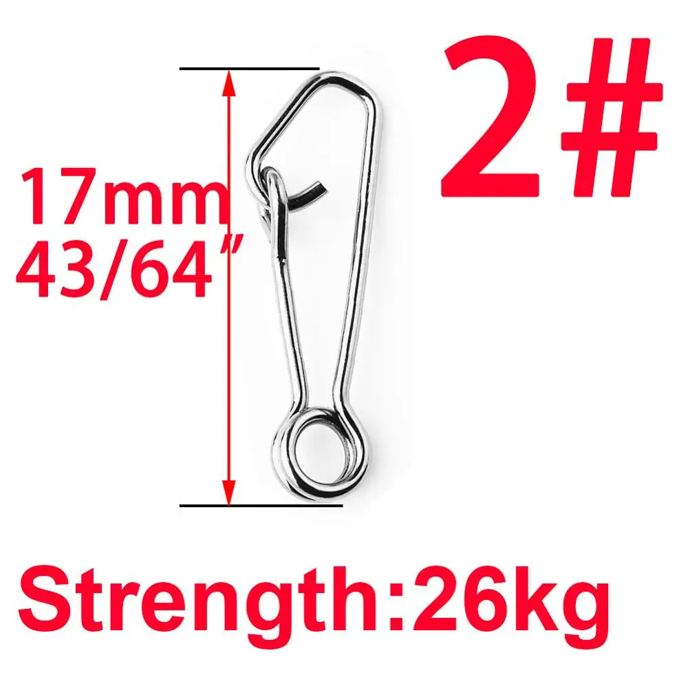 size2 50pcs 50 шт. рыболовные Вертлюги, приманка, крюк, линия, соединитель, морской океан, баррель, закручивающийся крючок, карп, летающее кольцо, грузило, Рыболовный инструмент, коробка для снастей - Цвет: size2 50pcs