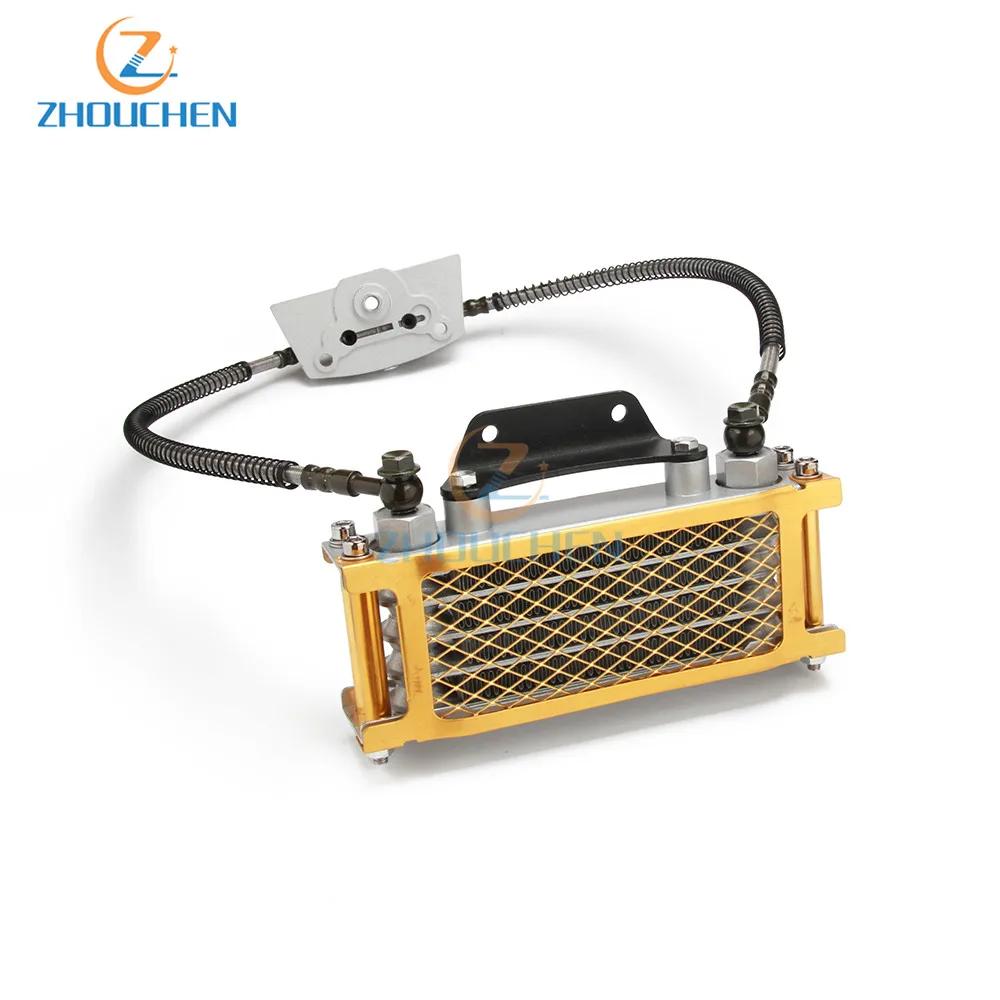 Мотоцикл красочный масляный радиатор охлаждения для Loncin Zongshen Lifan Shineray Yinxiang 50 70 90 110CC горизонтальные двигатели