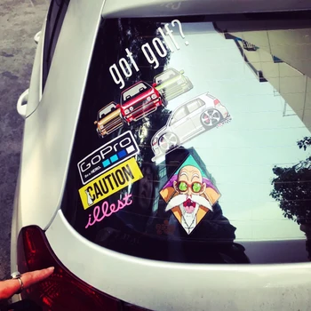 

1 Set Car Styling Decals Vehicle Auto Tail Window Caution Stickers