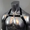 Fetish Men Sexual Chest Leather Harness Belts Adjustable BDSM Gay Body Bondage Harness Strap Rave Gay Clothing for Adult Sex ► Photo 2/3