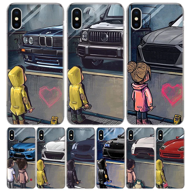 Boy See Sports Car Jdm Drift Per Iphone 11 15 13 14 Pro Max 12 Mini Phone Case X Xs Xr 7 Plus Ultra 6S 8 Se Apple 5S Fundas Cove
