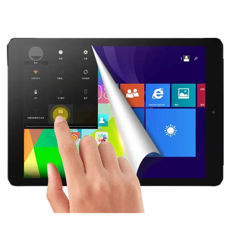 Двойная система 9,7 дюймов Windows 8 и Android4.4 2GB ram+ 32GB rom quad core с 2048x1536 ips экраном