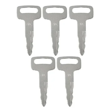 

5pc Ignition Keys For Nissan Forklift Heavy Equipment NEW # 1A KEY00-GB01A