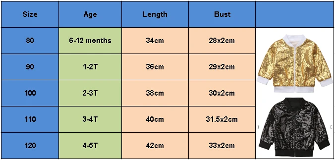 Детская куртка для малышей; осеннее блестки пайетки для маленьких мальчиков и девочек; пальто на молнии; Верхняя одежда; модная детская одежда; От 6 месяцев до 5 лет